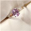 Image 2 : Silver Amethyst Ring (~Size 7) -RING (~length 0 inches), Suggested Retail Value $80