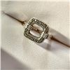 Image 2 : Silver Marcasite Ring (~Size 6.5) -RING (~length 0 inches), Suggested Retail Value $100