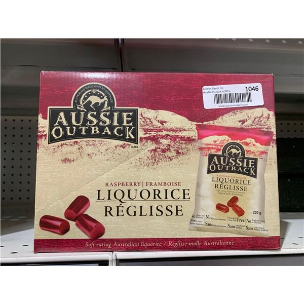 Aussie Outback Liquorice Raspberry 8 x 200g