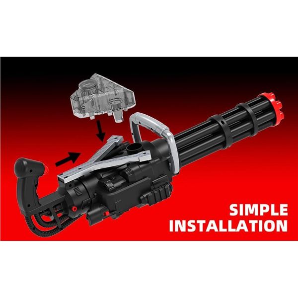 Edifying Gel Trace Fire Blaster, Fully Automatic Blaster Electric with 30,000 Gellets,Large Capacity