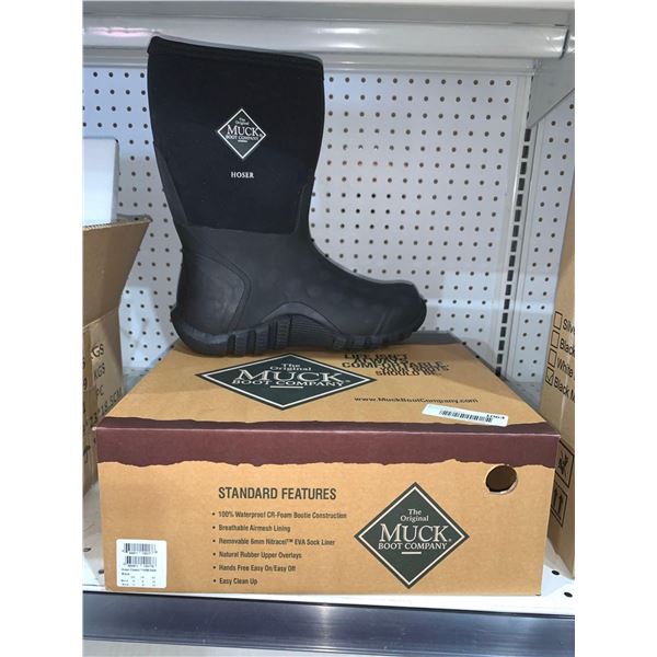 Muck Boots Hoser Classic Black Mens Size 10