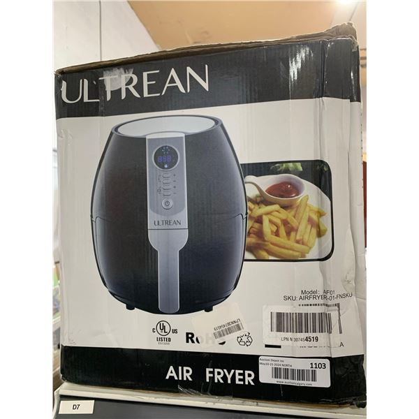 Ultrean Air Fryer 4L Non Stick Basket