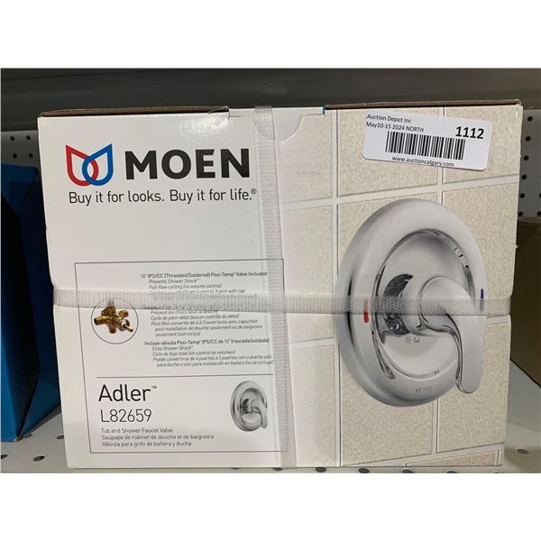 Moen Adler L82659 Tub & Shower Faucet Valve Chrome Finish