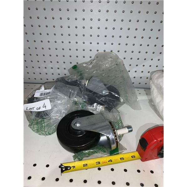 Lot of 4 Castors 6"