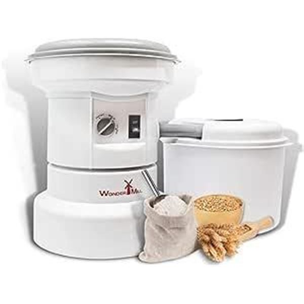 Powerful High Speed Electric Grain Mill Grinder for Healthy Gluten-Free Flours - Grain Grinder Mill,