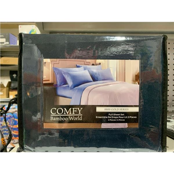 Comfy Bamboo World 8800 Gold Series Full Sheet Set 4 Pieces