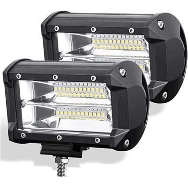 14" Inch LED Work Light Bar Spot Pod Flood Combo Driving Off-Road - Foto 7