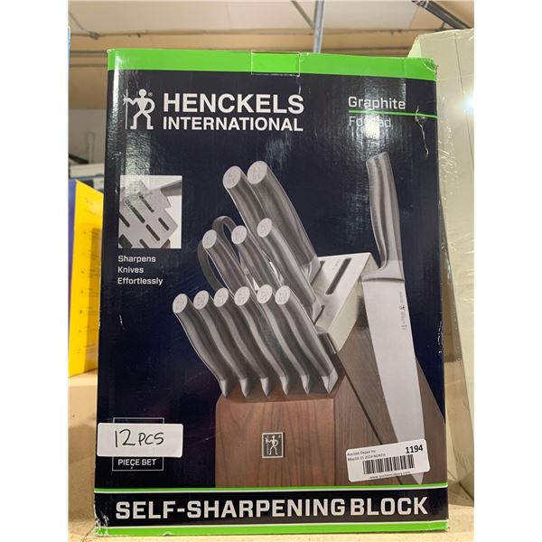 Henckles Self Sharpening Block 12 Pcs Set