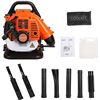 Image 1 : 52cc Backpack Leaf Blower Gas Leaf Blower 2-Stroke Engine 550 CFM 6800/r/min Backpack Blowers for La