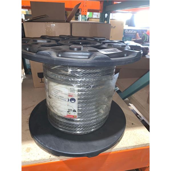 Canam 14mm, 8 x 36 IWRC, 2160 LRL, Bright, Leaf lay 8-Strand Overhead Crane Rope 82 Feet