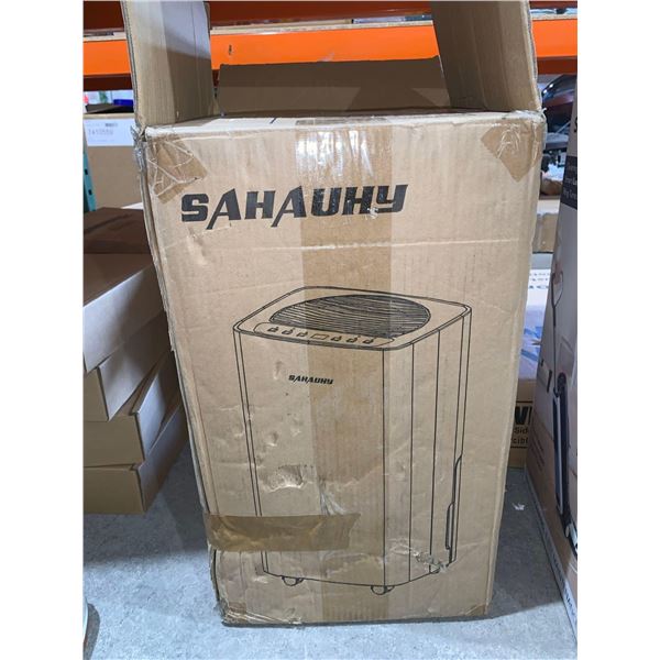 SAHAUHY 1500 Sq.Ft Dehumidifier for Basement,Portable Dehumidifier for Home Garage Bedroom with Drai