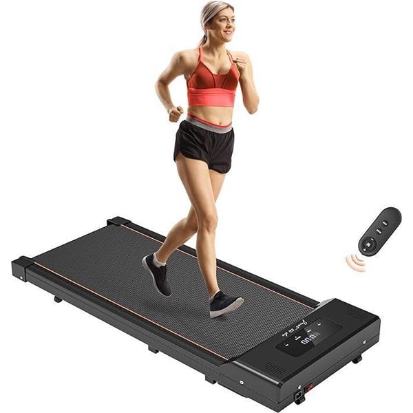 TODO Under Desk Treadmill Portable Walking Pad Treadmill, Quiet Flat Slim with Remote Control and LE