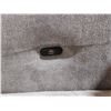 Image 4 : Grey Microfiber Sectional With Storage Ottoman