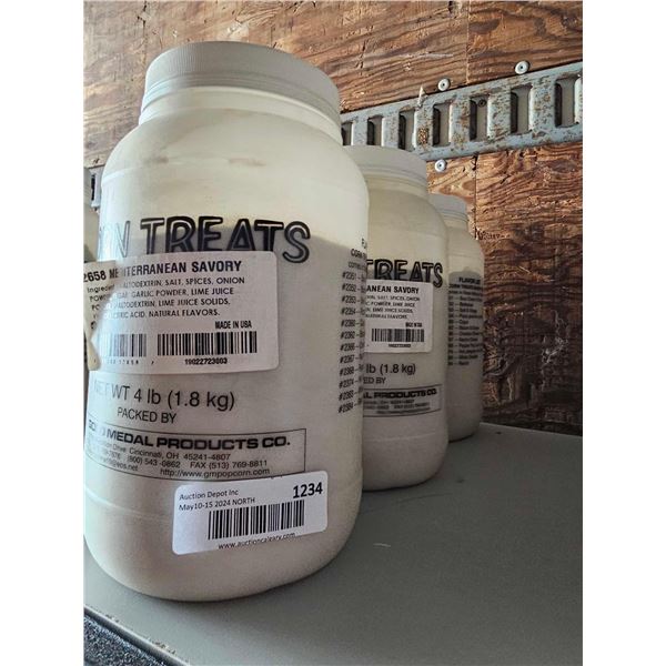 Corn Treats Popcorn Seasoning 3x4 Lbs - Mediterranean Savory