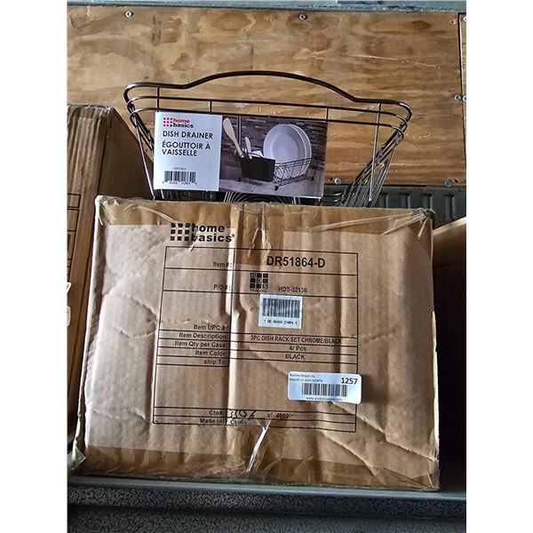 Home Basics Metal Dish Drainer - Lot of 4