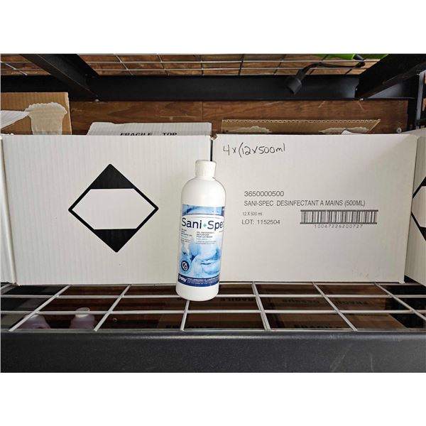 Sani-Spec Instant Hand Antiseptic Gel 4x(12x500ml)