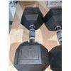 Image 2 : Lot of 2 30lb dumbells