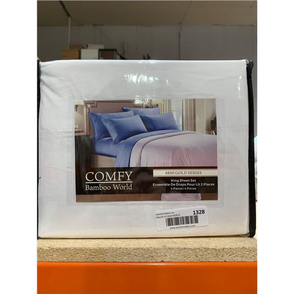 Comfy Bamboo world 8800 gold series King size sheet set