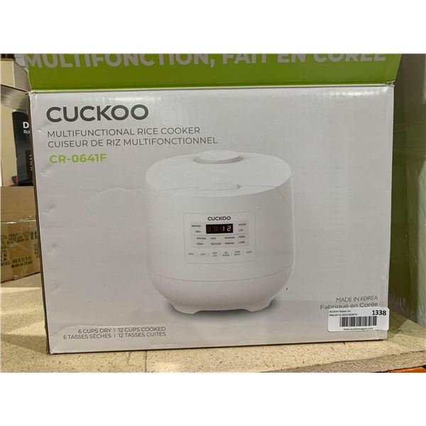 Cuckoo multifunctional rice cooker