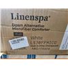 Image 2 : LINENSPA All Season Hypoallergenic Down Alternative Microfiber Comforter - Full - White