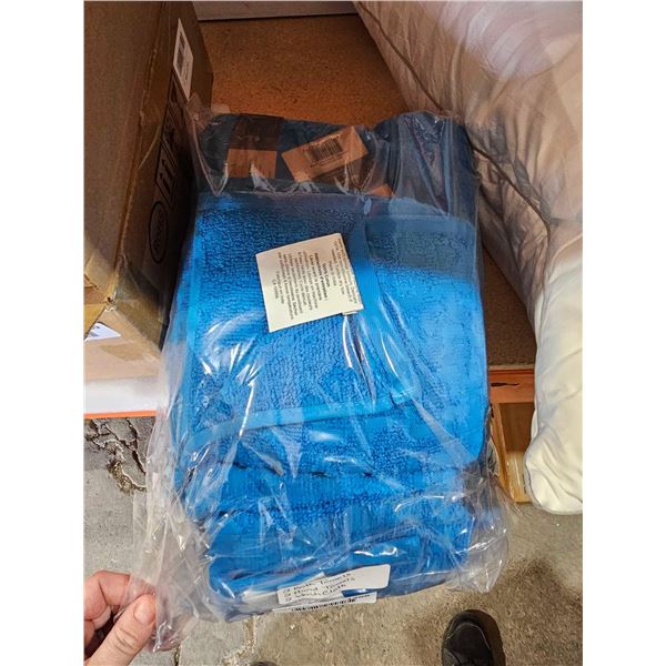 Paarzaat -Towel Set - Blue - 2 Bath Towels, 2 Hand Towels 2 Washcloths