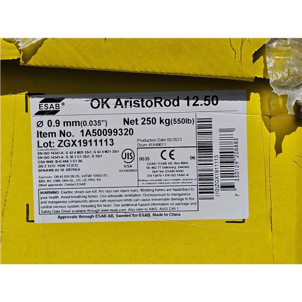 ESAB Marathon Pac OK Aristo Rod 550Lbs