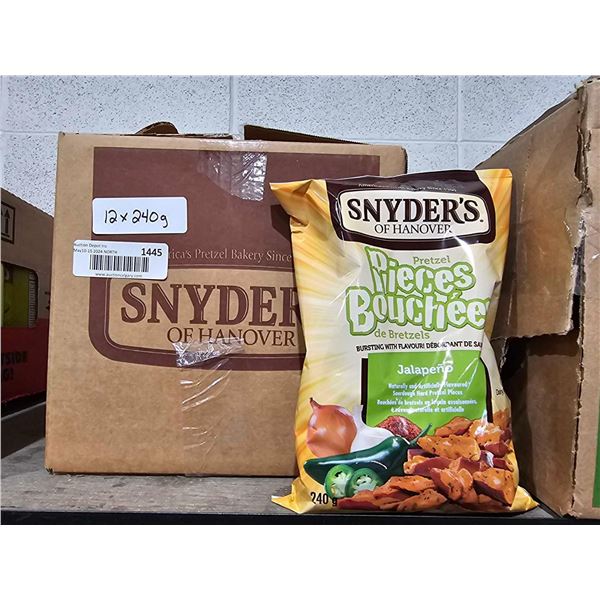 Snyder's Jalapeno Pretzel  Pieces 12x240g