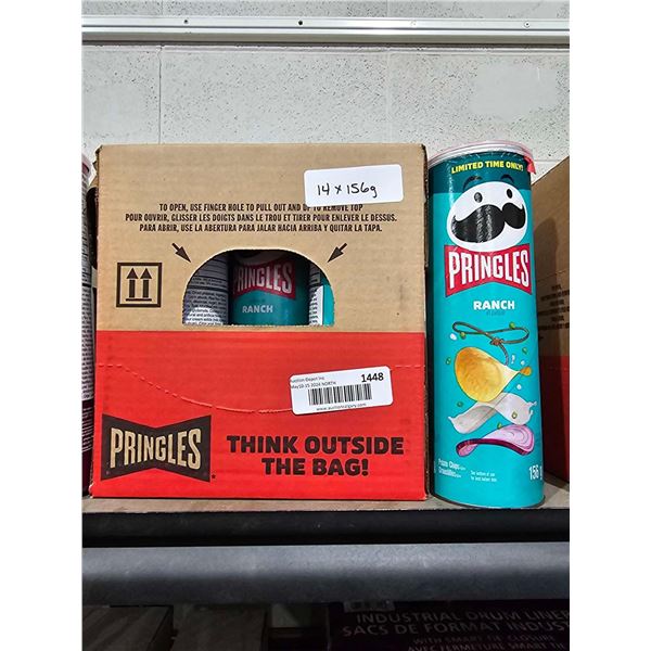 Pringles Dill Pickle Chips 14 x 156g