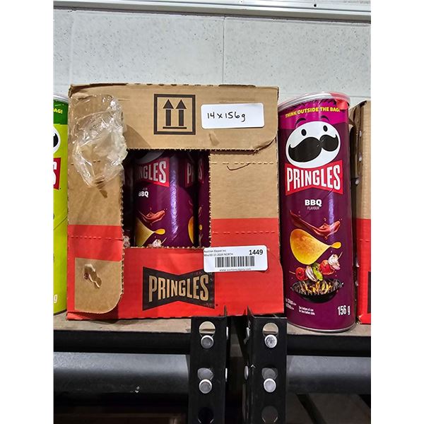 Pringles BBQ  Chips 14 x 156g