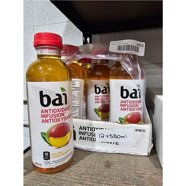 Bai antioxidant infusion drink mango 12 x 530ml