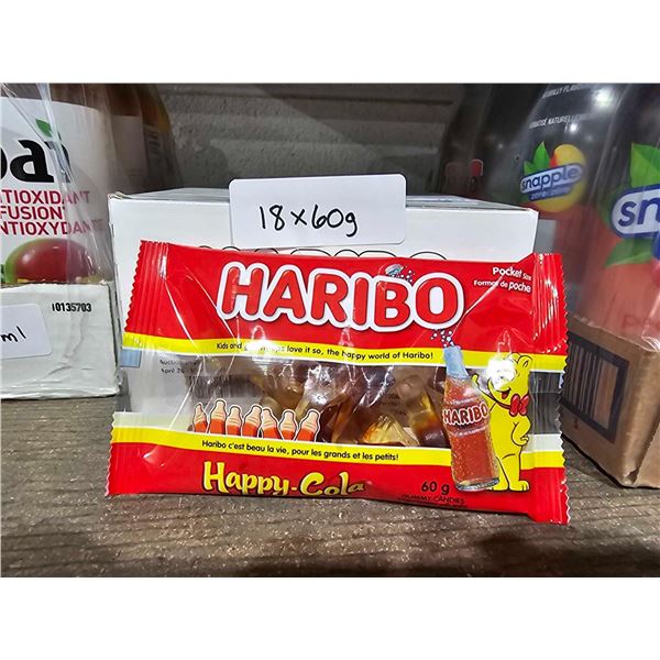 Haribo Happy Cola Gummies 18 x 60g