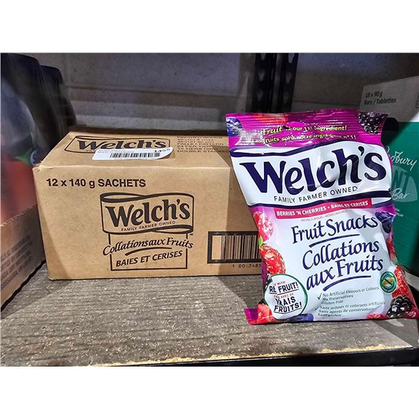 Welch's Fruit Snacks - Berries & Cherries 12x140g