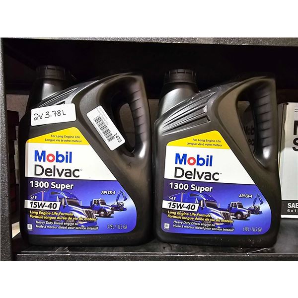 Mobil Delcav 1300 Super 15W-40  Heavy Duty Diesel Engine Oil 2x3.78L