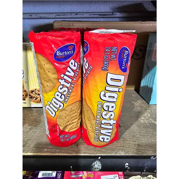Burton's Foods Digestive Biscuits 6x400g