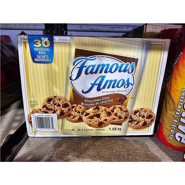 Famous Amos Chocolate Chip Mini Cookies 30x 56g