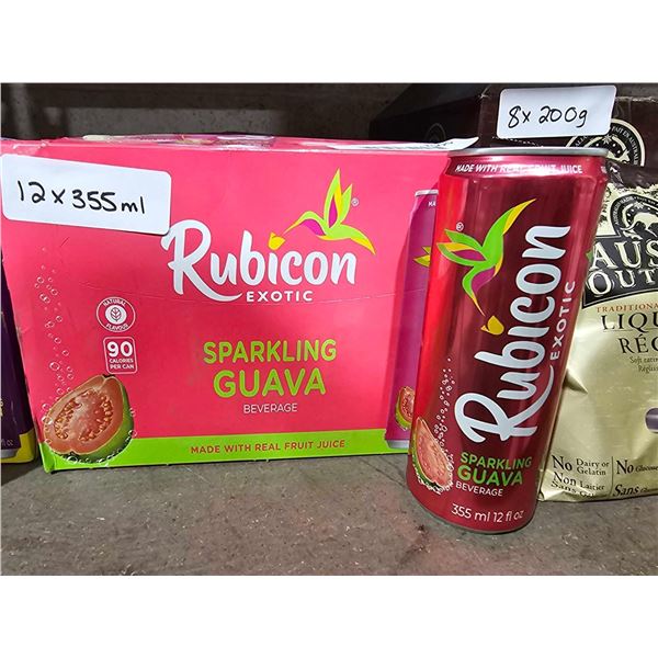 Rubicon Sparkling Guava Beverage 12x355ml
