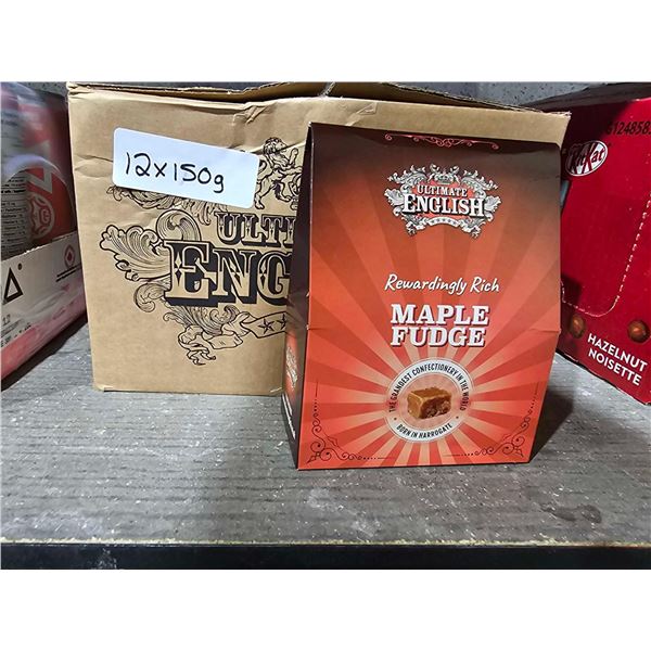 Ultimate English Maple Fudge 12x150g