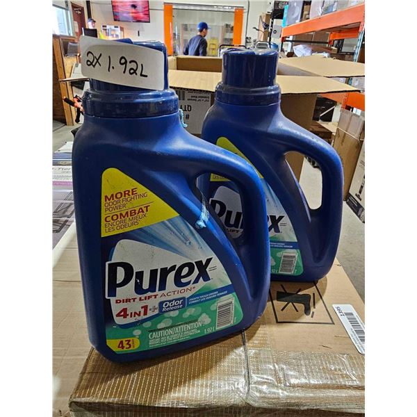 Purex 4in1 Liquid Laundry Detergent with OXI (2x1.92L)