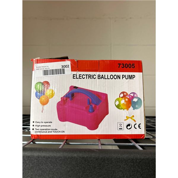 Electric balloon pump with two operating modes