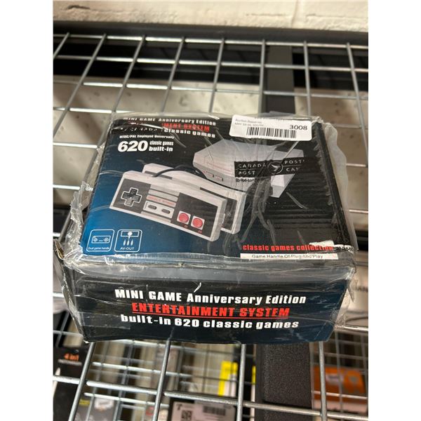Mini classic retro video game system with over 620 classic video games