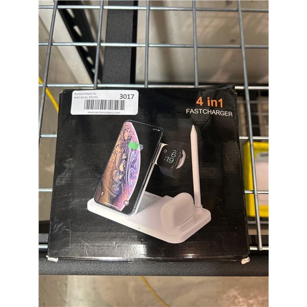 4 in 1 fast wireless charging station