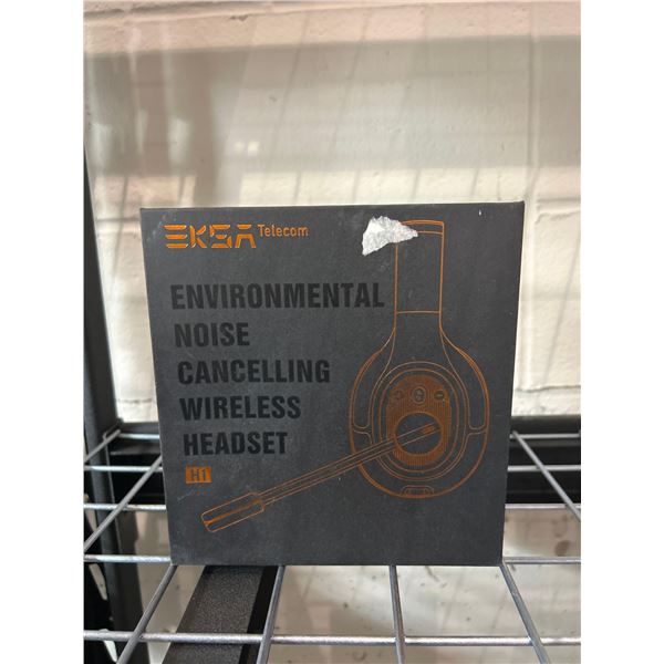 EKSA telecom noise canceling wireless headset with built in microphone