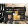 Image 1 : Flameless LED mood candles, pack of 3
