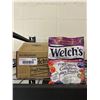 Image 1 : Welch's fruit snacks berries n cherries 12x140g