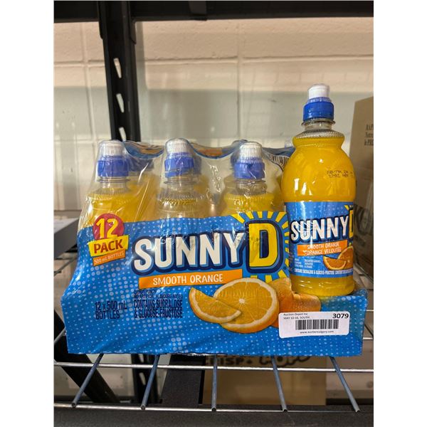 Sunny D smooth orange juice drink 12x500ml