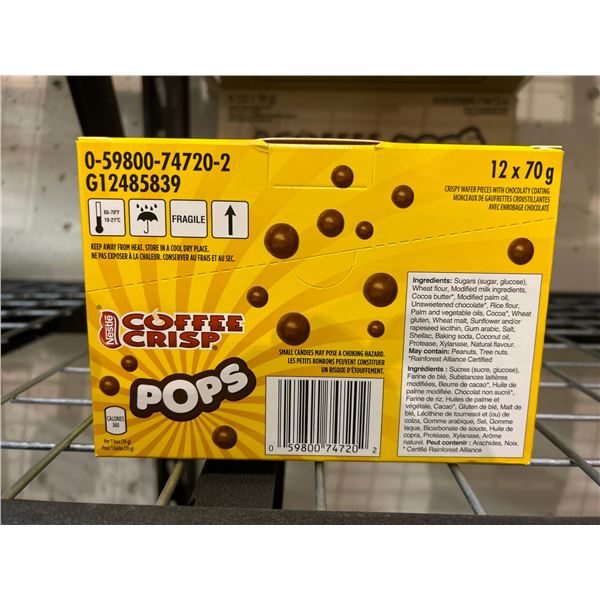 Coffee Crisp pops bite size chocolate snacks 12x70g