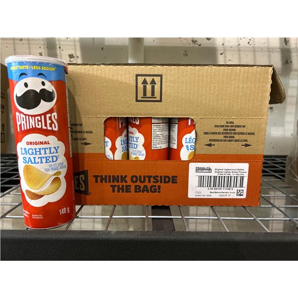 Pringles original lightly salted potato chips 14x148g