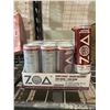 Image 1 : ZOA zero sugar energy drink, cherry limeade flavor. 12x355ml