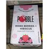 Image 2 : Inotea Pobble mixed berries & hibiscus bubble tea drink 24x490ml