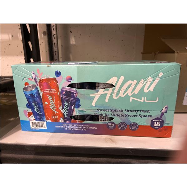 Alani Nu energy drink sweet splash variety pack 18x355ml